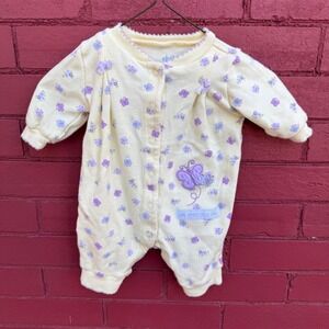 Child of Mine‎ Carter's Baby Girl Newborn Precious Butterfly Pajamas Romper